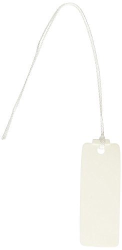 未来工業(MIRAI) ワンタッチカラーエフ 吊り下げタイプ ヒモ付 角形 参考寸法15×43mm 1袋 KF-1HW-T